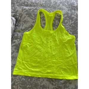Lululemon Fluorescent Yellow Tank Top